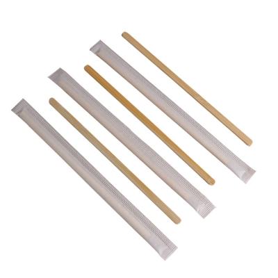 China Good Quality Sustainable Person Wrapped Coffee Stirrers, Hand Stir Sticks Coffee, Custom Drink Stirrers for sale