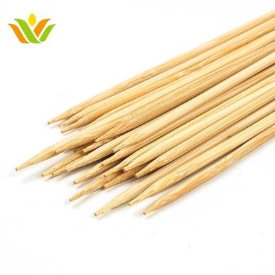 China Easily Cleaned Custom Wholesale Bamboo Sticks Barbecue Spits Round for sale