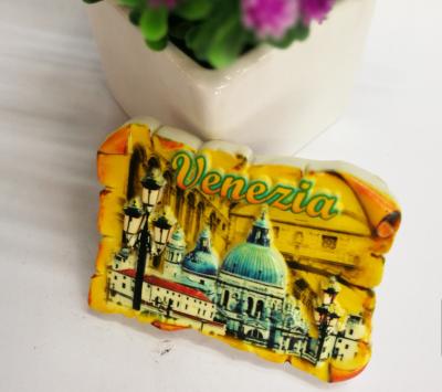 China Shape 3d Souvenir Resin Fridge Magnet Venice, Italy for sale