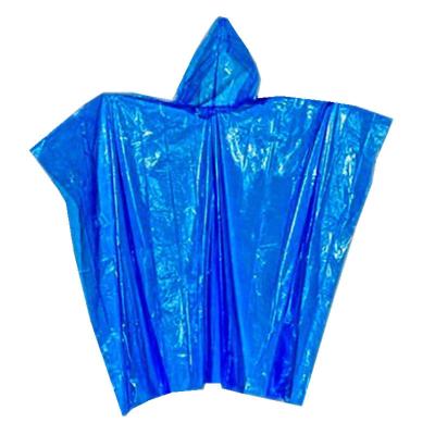 China Bachelor Waterproof Clothes Disposable Poncho Stain 50X80 Inches Adult Plastic Poncho Color Can Be Made for sale