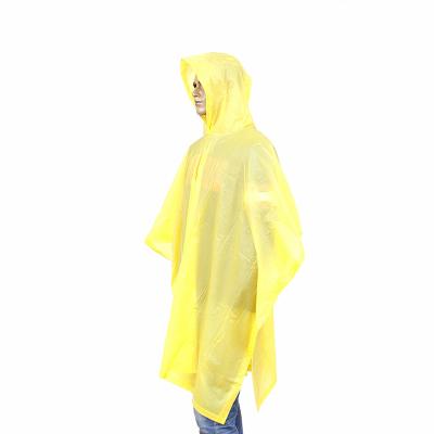 China Bachelorette Raincoat Reusable Yellow Pvc Poncho Adult PVC Cape for sale