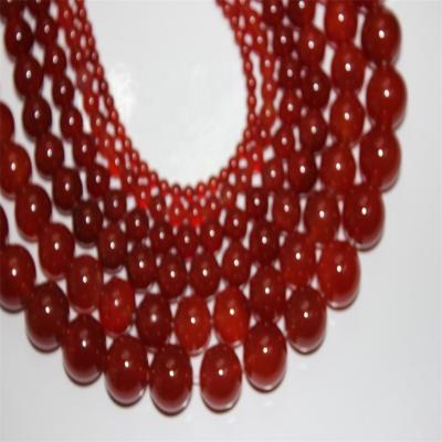 China Factory direct sale fashionable natural red agate beads for sale