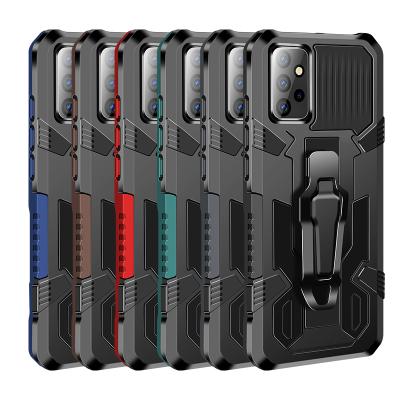 China New Full Body Anti-drop 2022 Mobile Phone Case Kickstand Heavy Duty Rugged Belt Clip Shockproof Hard Phone Cover For A72 for sale