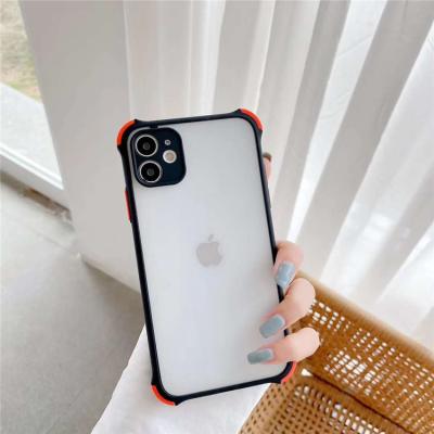 China 2021 Hottest Shockproof Matte Skinfeeling Bumper Case Cover For 13 Lens Protector Phone Case 12 Colors Available for sale