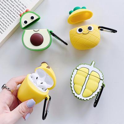 China For Earphone For 3D Case Cartoon Cute Soft Silicone Earphone Cases For Air Pods 1/2 Radio Earphone Cover Bags Inpods for sale