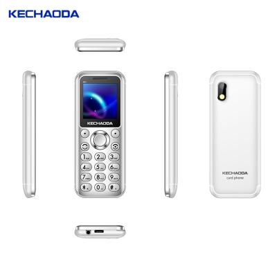 China Build in KECHAODA Flash A31 460 mAh slim dual sim phone keypad cell phone for sale