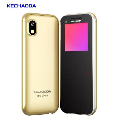 China Build in KECHAODA instant K33 Mini Slim Phone 1.44 inch dual document card standby mobile phone for sale