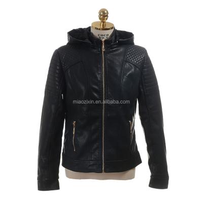 China Latest Style Winter Pu Leather Jacket Women Cheap Fashion Breathable With Jacket for sale