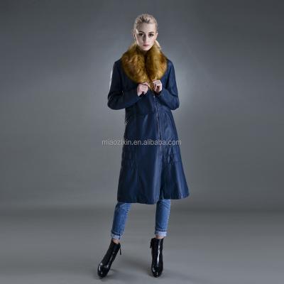 China New Winter Fashion Women's Slim Fit Anti-Shrink Pu Leather Coat or Fall Style for sale