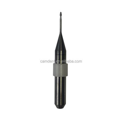 China CamDent long life dental milling machine metal burs leg 6mm Ballmill D1 for SDM5T titanium disc/titanium premill en venta