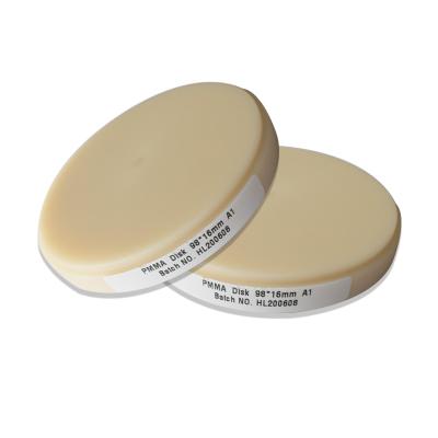 Κίνα Dental Teeth Material PMMA Acetal Disc For Dental Lab Open System 98mm προς πώληση