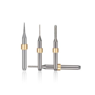 China Long Life Dental CAD CAM CamDent Glass Ceramic Milling Burs For Imes-icoer350 for sale