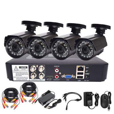 China NIGHT VISION Surveillance Kit 1080P 2MP AHD CCTV System Monitor AHD CCTV Camera Waterproof Security IR CUT Security Camera DVR Kit for sale