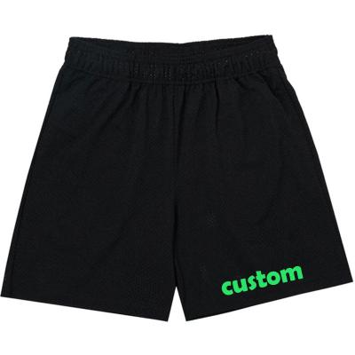 China Wholesale QUICK DRY Custom Casual Running Shorts Gym Loose Cropped Comfortable Workout Printed Custom Sports Mesh Shorts for sale