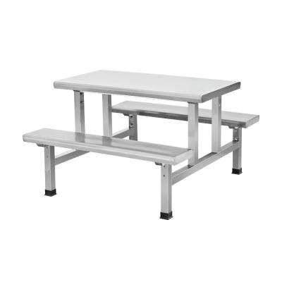 China Stainless Steel201/304 Stainless Steel Commercial Industrial Plain Dining Table for sale