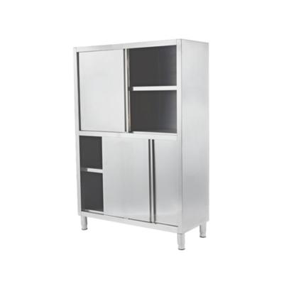 China Hotel Steel201/304 restaurant stainless steel cabinets household kitchen furniture stainless steel lockers multi-layer storage cabinets for sale