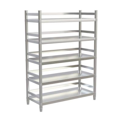 China 5 Layer Stainless Steel201/304 Microwave Racks Stainless Steel Shelf Storage Oven Kitchen To Shelve for sale