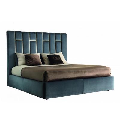 China King Headboard Solid Wood Modern Elegant Design High Quality Frame Bed Bedroom Furniture for sale