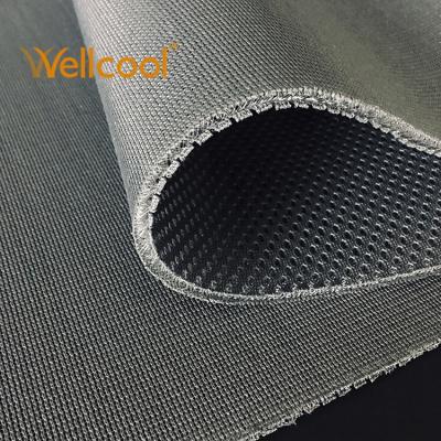 China Custom Black Heat-insulation Hexagon 5mm Spacer 3d Air Mesh Mattress Small Mattress Fabric For Saddle Pad for sale