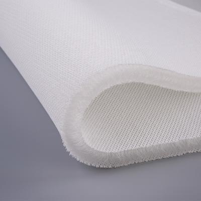 China Thickness Rhombus Hole Spacer 3d Air Insulation Customized White Washable Mesh Fabric For Baby Pillow Or Baby Pad for sale