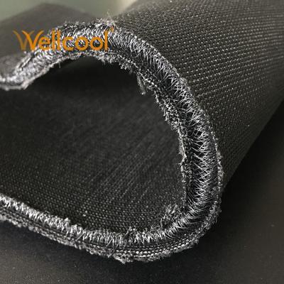 China Heat-insulation 8mm factory price flame retardant 3d spacer black air mesh fabric for medical cushion for sale