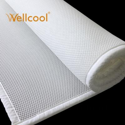 China China manufacture white air cool 3d mesh thin mattress pad, cool mattress pad, mattress cooling pad for sale