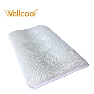 China 100% Custom Anti-Static Washable Thin Pillow Fabric Mesh Air Spacer Kids Logo Kids Logo Neck Pillow 3d Pillow Custom Made Private Label for sale