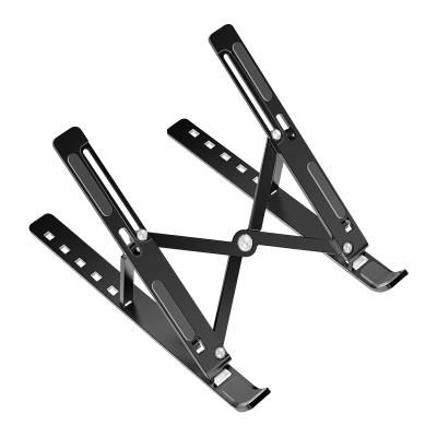 China 2021 Hot Selling Adjustable Foldable Aluminum Laptop Notebook Stand-240*45*15mm New Product Stand for Home and Office for sale