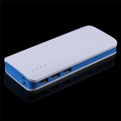 China Bank 20000mAh Three Fast Ultra-thin USB Port Power High Capacity Support Charging Backup Battery For iPhone for sale