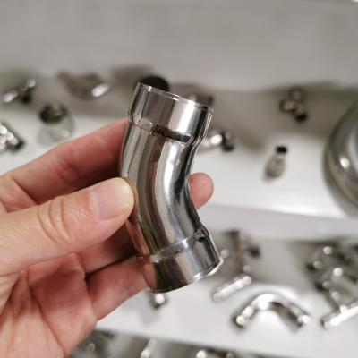 China 304 Stainless Steel Socket 45 Degree Elbow Pipe Socket Fitting for sale