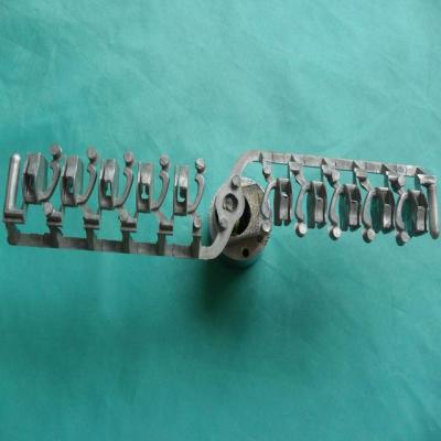 China OEM Customized Multi Cavity Steel Die Casting Zipper Slider Mold for sale