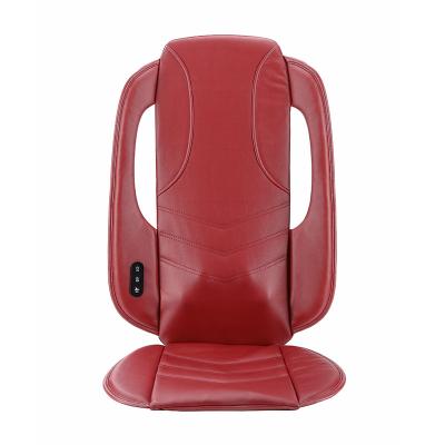 China High Quality D253 Full Heating Massage Back Cushion Vibrating Car Heated Cushion With 3 Intensities for sale