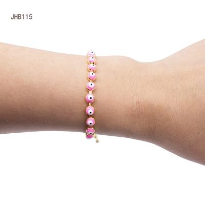 China High Quality Fashionable 18K Gold Plated Pink Eye Women's Bracelet JHB115 for sale