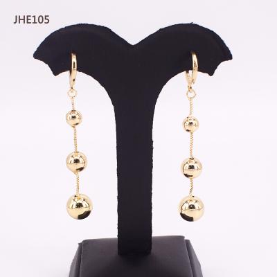 China JHE105 Wholesale Fashion Long Earrings Women's Rosary Earrings for sale