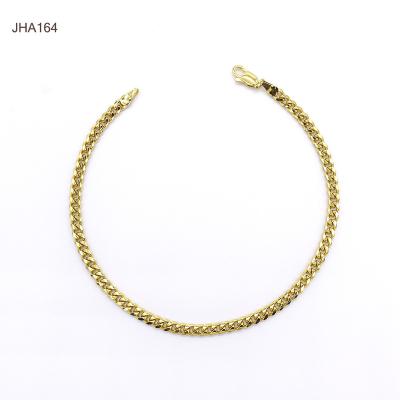 China FASHION Fashionable JHA164 Gold Cuban Anklet Women's Anklet High Quality Anklet for sale