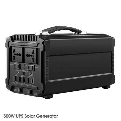 China Power Station 500W Outdoor Portable Solar Generator For TV, Fan, Computer for sale