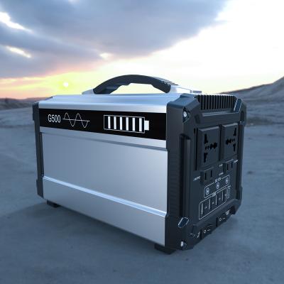 China Home Household Appliances 500W Solar Power Generator 146AH Portable Power Station With LED Light for sale