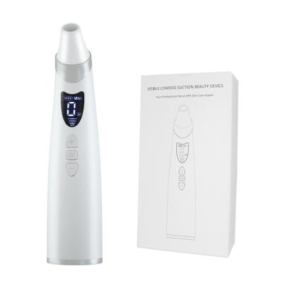 China Newest 5 Suction Power Acne Treatment 2022 Pore Vacuum Blackhead Remover USB Rechargeable Blackhead Vacuum For Women Men for sale