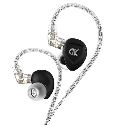 China NEW GK GSE 4BA+1DD Driver Unit Sports Music DJ Comfortable Wearing Cable Earphone By High Quality High Fidelity Monitor for sale