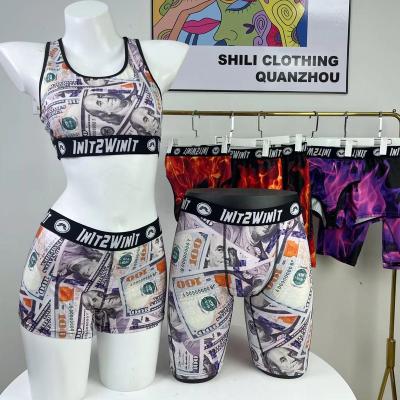 China Breathable Small Young Models New Design Women's Gay Boy Cartoon Sublimation Print Panties Lady Boxers Ladies Bra Plus Size Underwear for sale