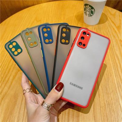 China Shockproof Free Sample TPU Clear Frosted Cell Phone Case For Samsung S23 S22 S21/S21 Plus/S21 Ultra/S20 Cases A71 A51 Shockproof Back Cover for sale