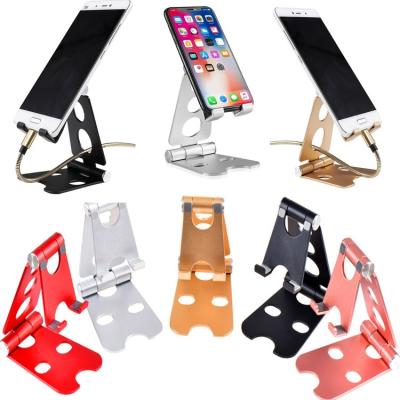 China Adjustable High Quality Aluminum foldable desk phone holder stand portable tablet Holder stand mobile phone holder for iPad for sale