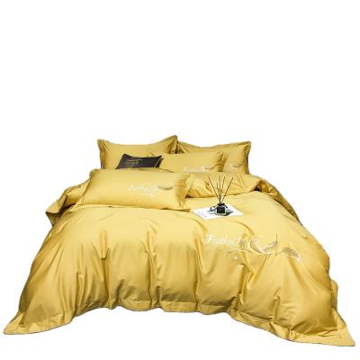 China Nondisposable #Factory direct sales#duvet cover bedding set 4pcs bedding set king bed shet bedding set for sale