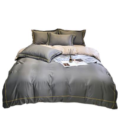 China Nondisposable #Factory direct Sales#4 in 1 Duvet Cover Designer Bed Sheet Luxury Bedding Set for sale