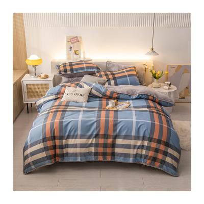 China Direct Sales#Factory Nondisposable #Duvet Cover Set Geometric Custom Luxury Bed Sheets Bedding Set for sale