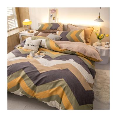 China Sales#4pcs Home Bedspread Queen Size Bedding Set Cotton Duvet Cover Direct #Factory Nondisposable for sale