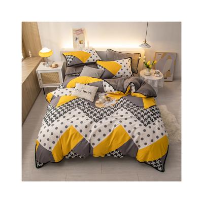 China Sales#wholesale direct #Factory Nondisposable cheap polycotton luxury bed sheets cover bedding set set for sale