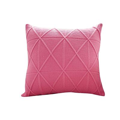 China Anti-static universal simple grid decor pillowcases nordic falll farmhouse pillowcase for sale