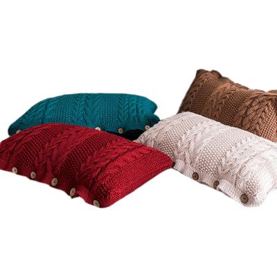 China Fashion Anti-Static Direct Pillow Case #Factory Direct Sales#long Cushion Popular Luxury Knit Pillowcase for sale