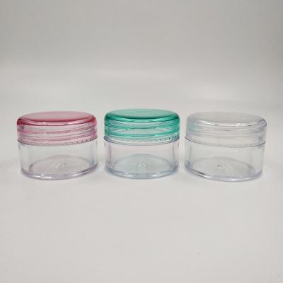 China 5g 5ml Cosmetic Container Makeup Sample Jar Ps Clear Plastic Jar for sale